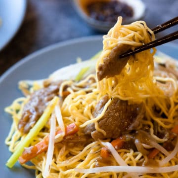 Pork chow mein.