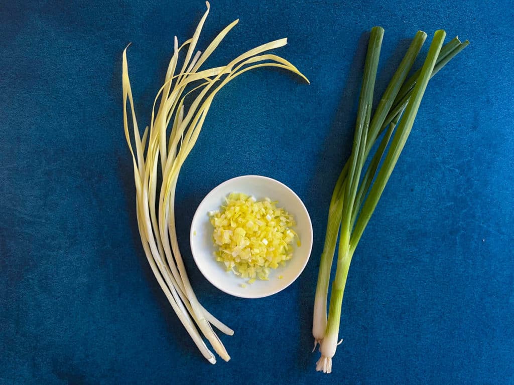 Chive and scallions.