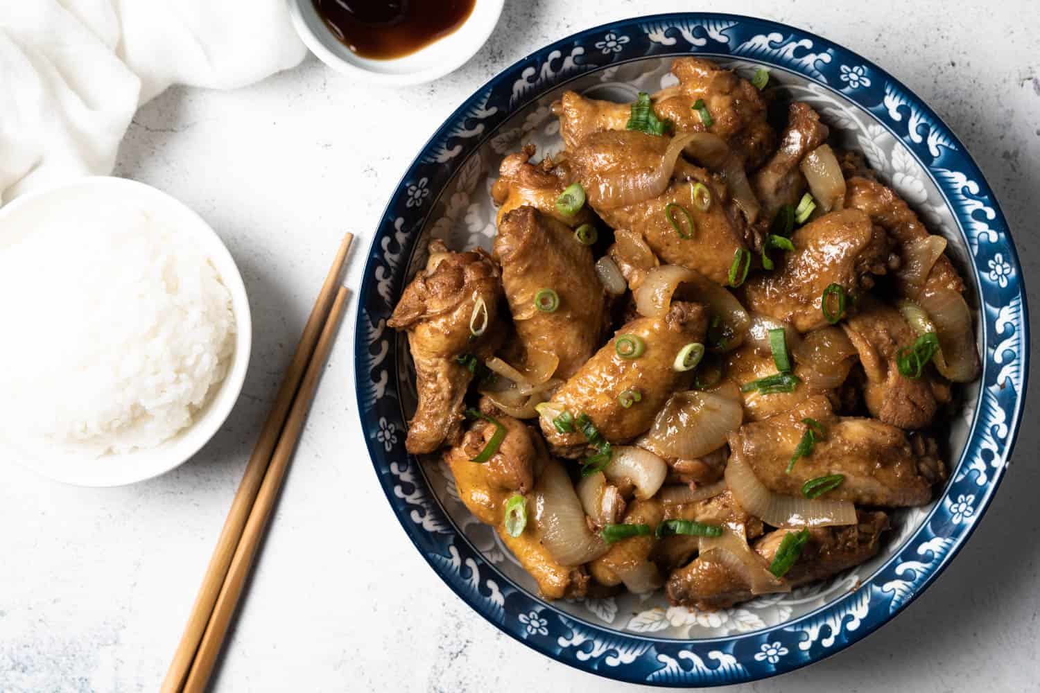 One Pot Garlic Soy Chicken Wings