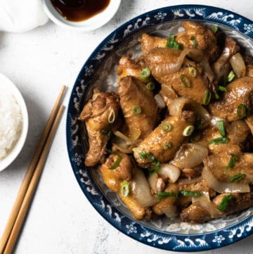 One Pot Garlic Soy Chicken Wings
