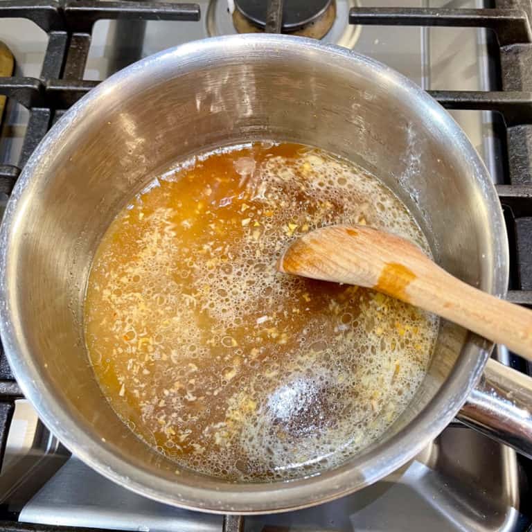 Chinese Brown Sauce with Garlic (Authentic Stir Fry Sauce) Busy But