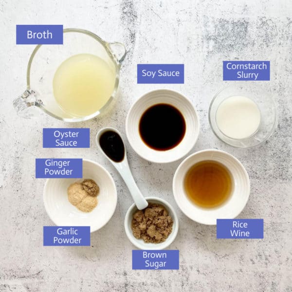 Chinese Brown Sauce with Garlic (Authentic Stir Fry Sauce) Busy But