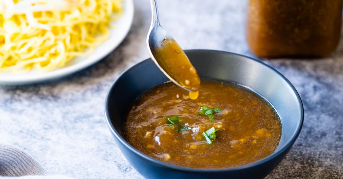 Chinese Brown Sauce with Garlic (Authentic Stir Fry Sauce) - Busy But