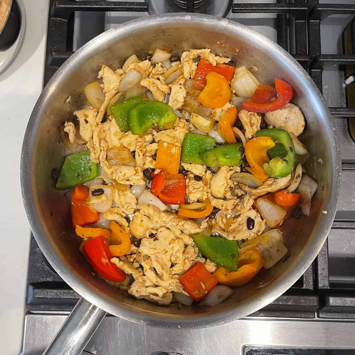 Easy Healthy Chinese Black Bean Chicken Stir-Fry with Peppers - Busy ...