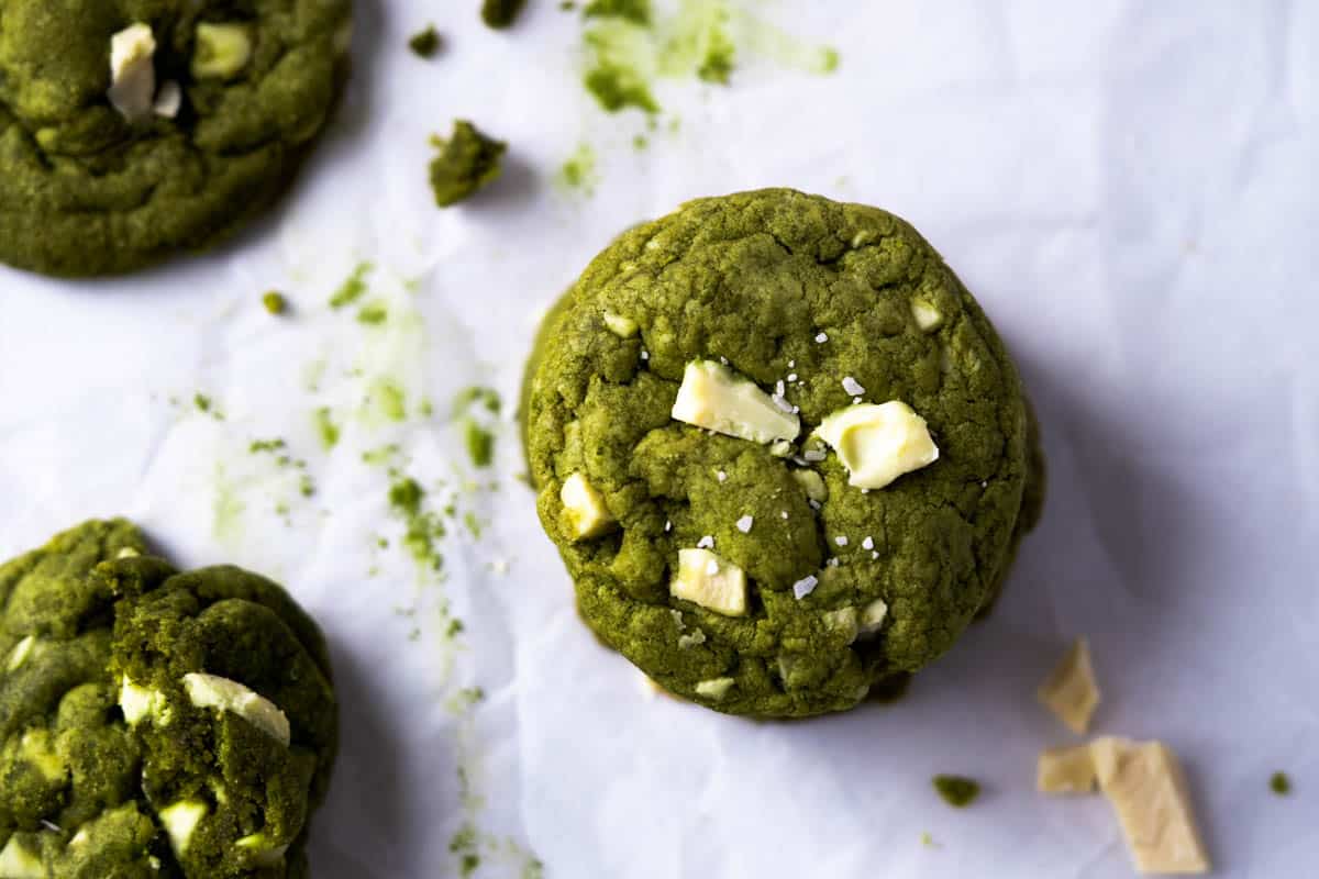 Best Chewy Matcha Cookies with White Chocolate Busy But Cooking